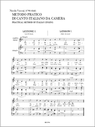 Méthode Pratique de Chant Italien Mezzo-Soprano-Baryton